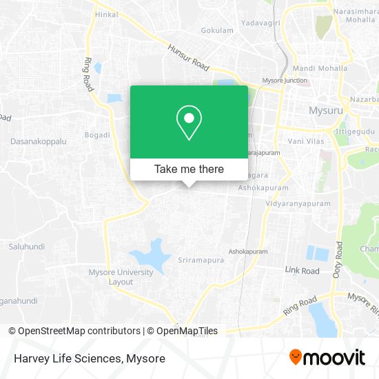 Harvey Life Sciences map