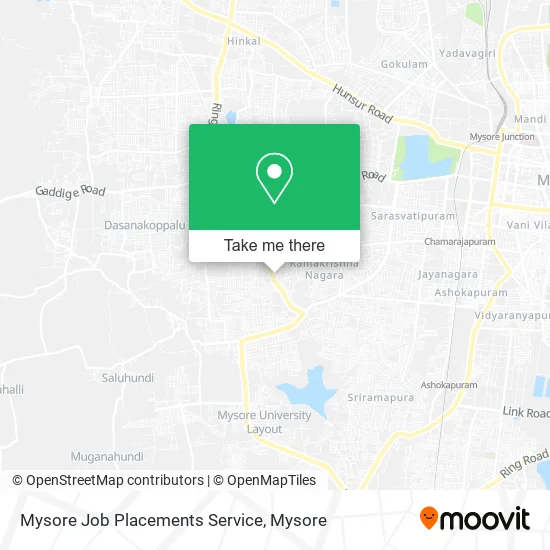 Mysore Job Placements Service map