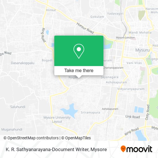 K. R. Sathyanarayana-Document Writer map
