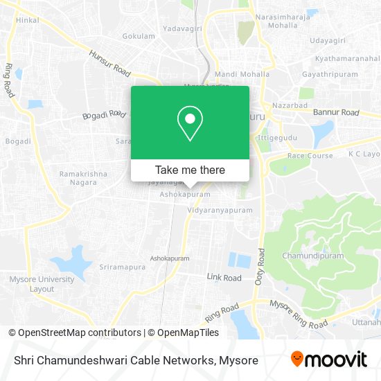 Shri Chamundeshwari Cable Networks map
