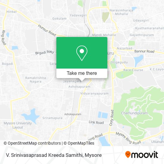 V. Srinivasaprasad Kreeda Samithi map