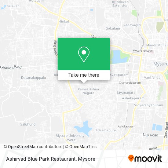 Ashirvad Blue Park Restaurant map