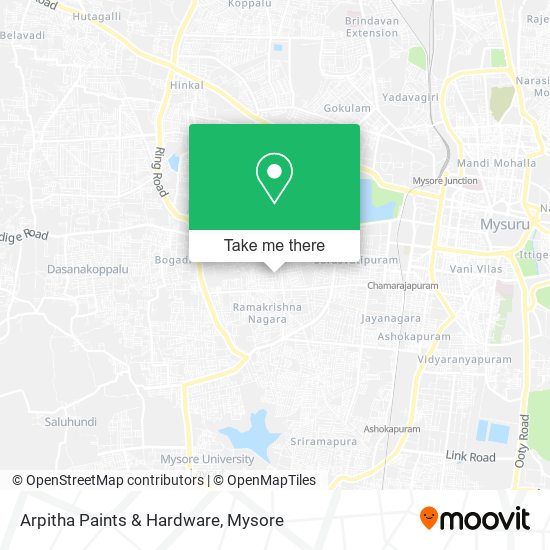 Arpitha Paints & Hardware map