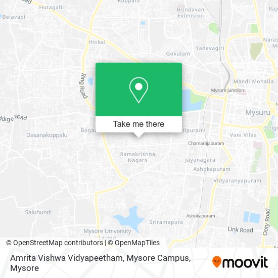 Amrita Vishwa Vidyapeetham, Mysore Campus map