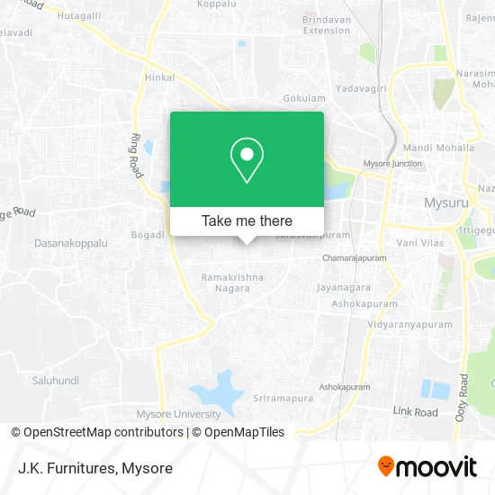 J.K. Furnitures map