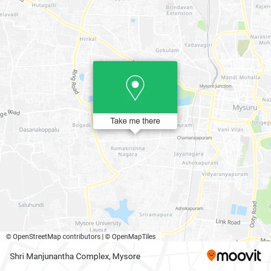 Shri Manjunantha Complex map