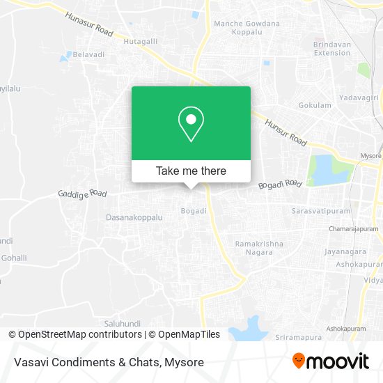 Vasavi Condiments & Chats map