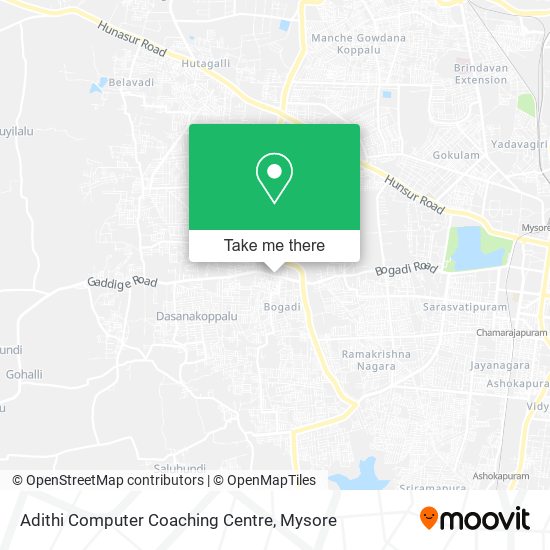 Adithi Computer Coaching Centre map