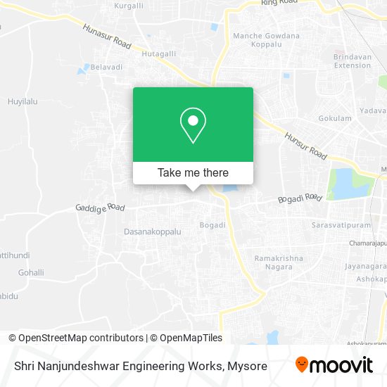 Shri Nanjundeshwar Engineering Works map