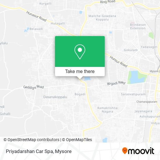 Priyadarshan Car Spa map