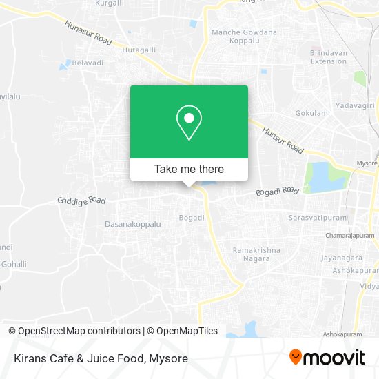 Kirans Cafe & Juice Food map