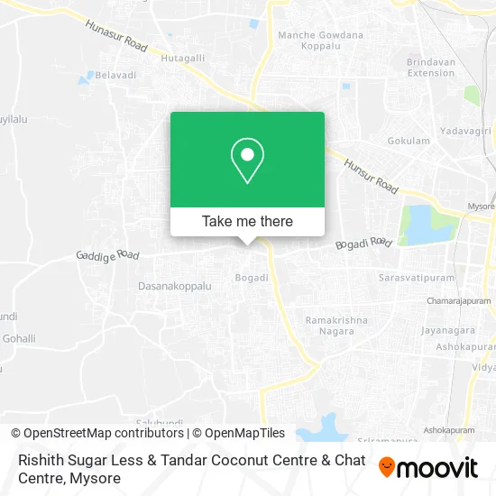 Rishith Sugar Less & Tandar Coconut Centre & Chat Centre map