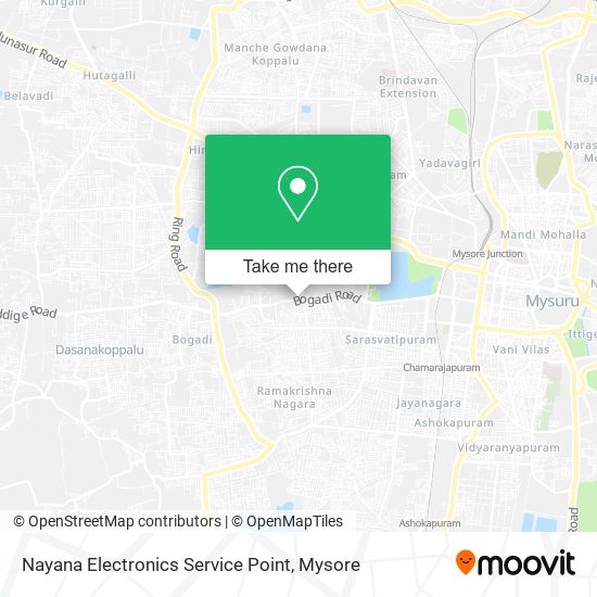 Nayana Electronics Service Point map