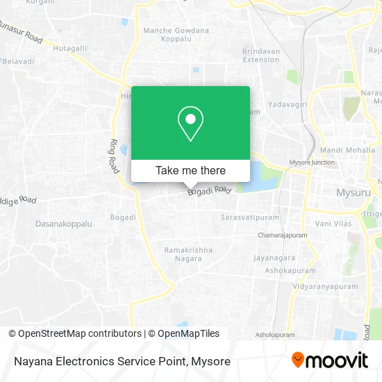 Nayana Electronics Service Point map