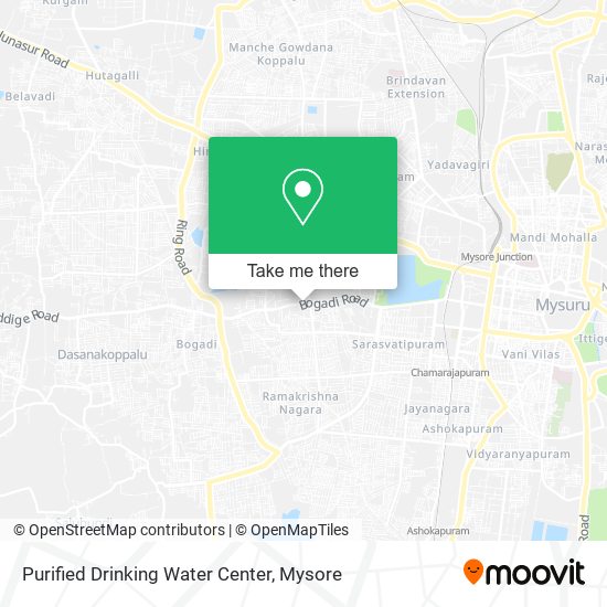 Purified Drinking Water Center map