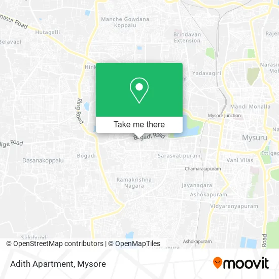 Adith Apartment map