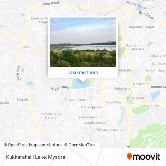 Kukkarahalli Lake map