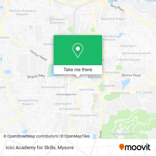 Icici Academy for Skills map