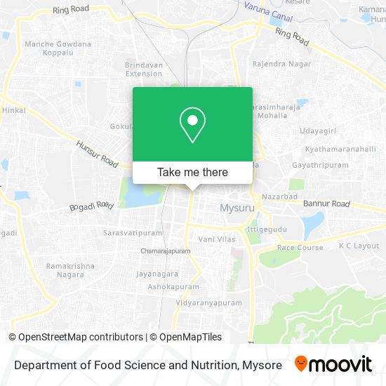 Department of Food Science and Nutrition map