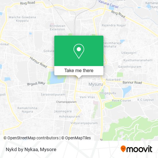 Nykd by Nykaa map