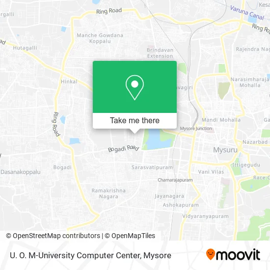 U. O. M-University Computer Center map
