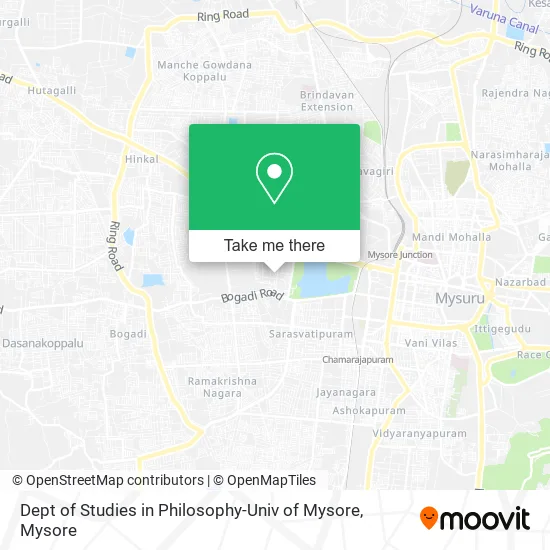 Dept of Studies in Philosophy-Univ of Mysore map