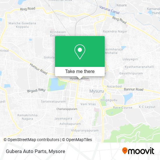 Gubera Auto Parts map