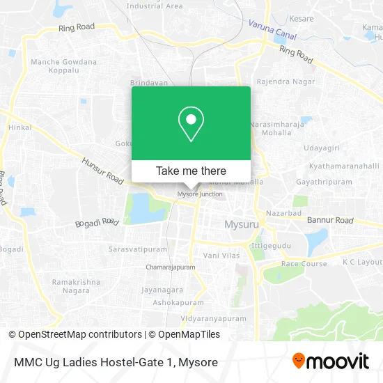MMC Ug Ladies Hostel-Gate 1 map