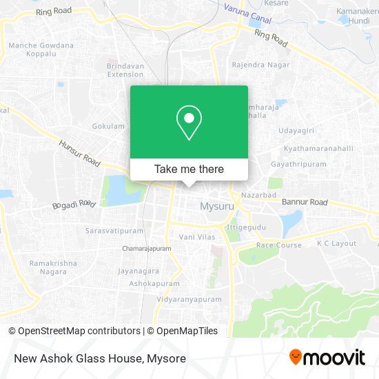 New Ashok Glass House map