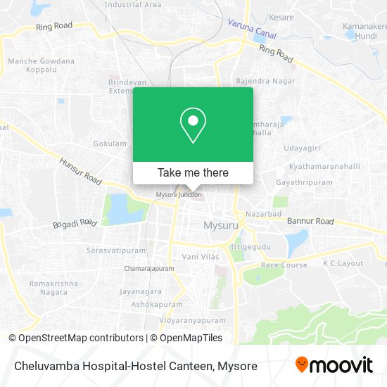 Cheluvamba Hospital-Hostel Canteen map