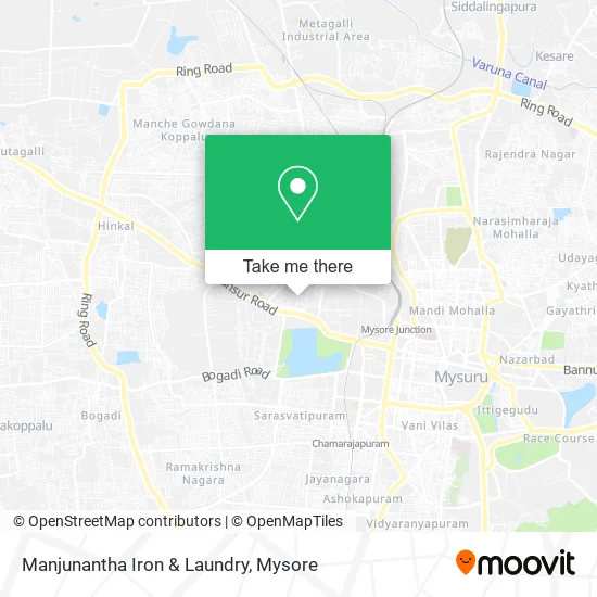 Manjunantha Iron & Laundry map