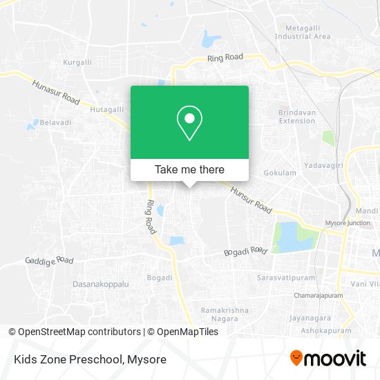 Kids Zone Preschool map