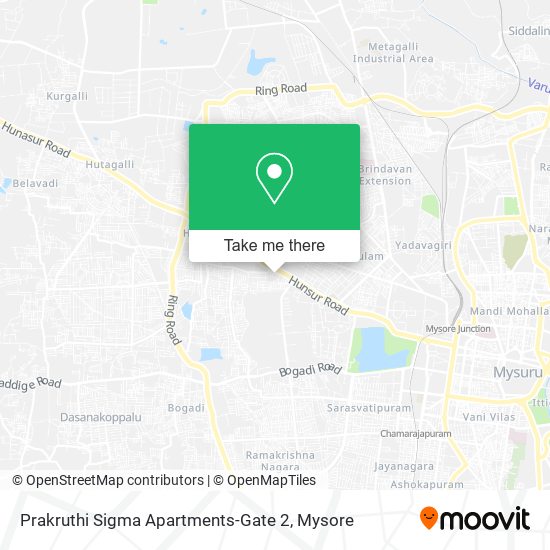Prakruthi Sigma Apartments-Gate 2 map