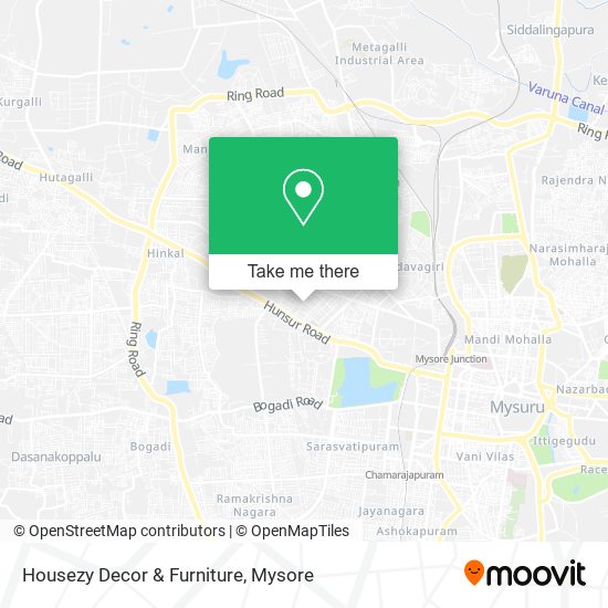 Housezy Decor & Furniture map