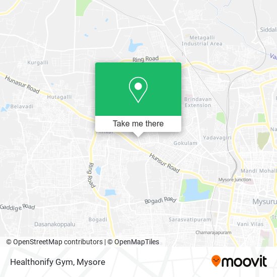 Healthonify Gym map