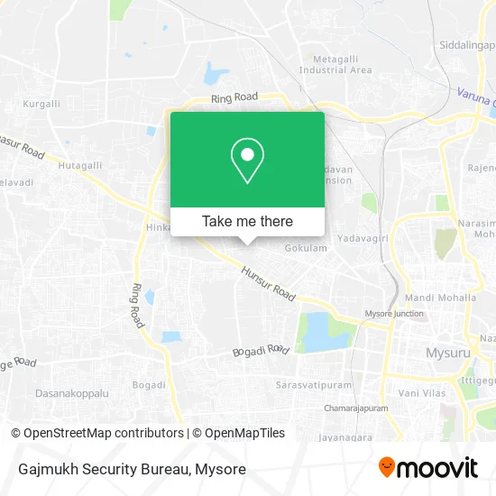 Gajmukh Security Bureau map