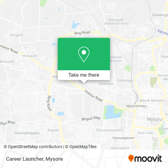 Career Launcher map