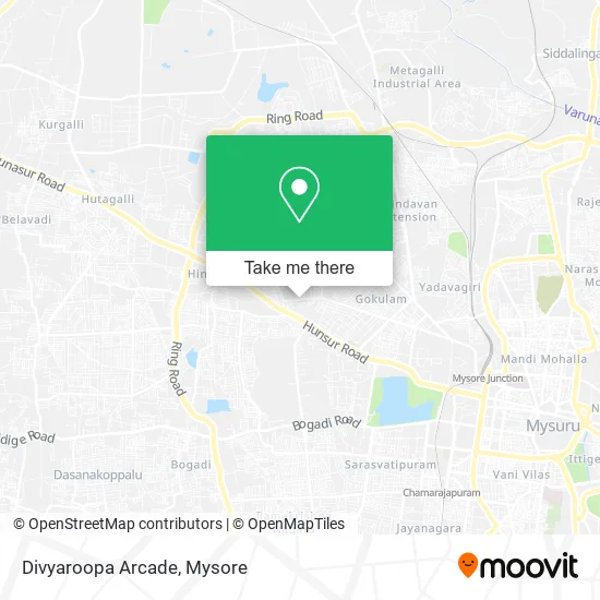 Divyaroopa Arcade map