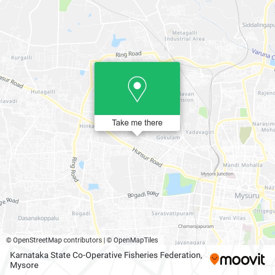 Karnataka State Co-Operative Fisheries Federation map