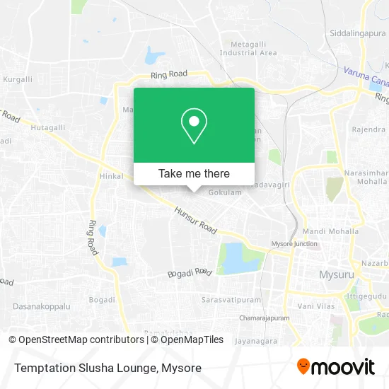 Temptation Slusha Lounge map