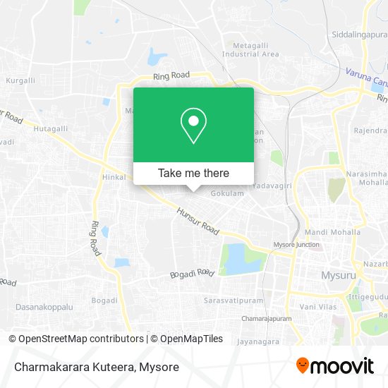 Charmakarara Kuteera map