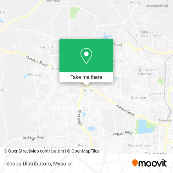 Shoba Distributors map