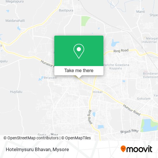 Hotelmysuru Bhavan map