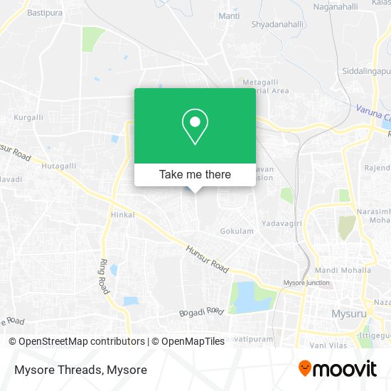 Mysore Threads map