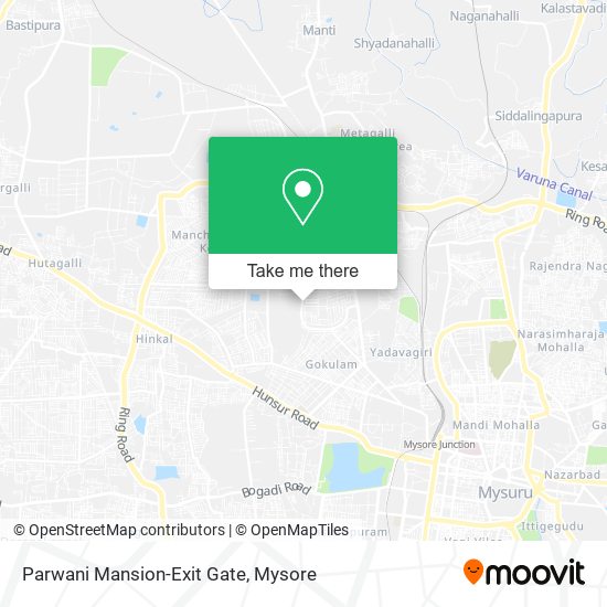 Parwani Mansion-Exit Gate map