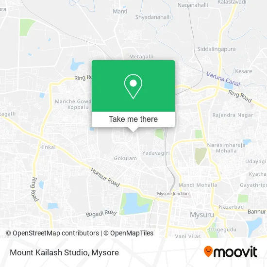 Mount Kailash Studio map