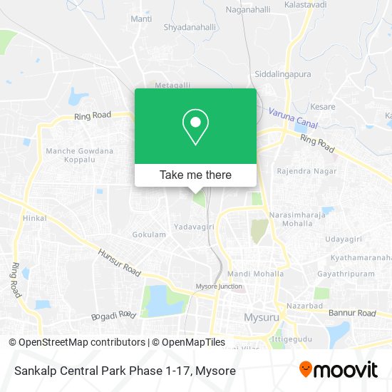 Sankalp Central Park Phase 1-17 map