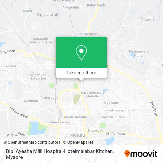Bibi Ayesha Milli Hospital-Hotelmalabar Kitchen map