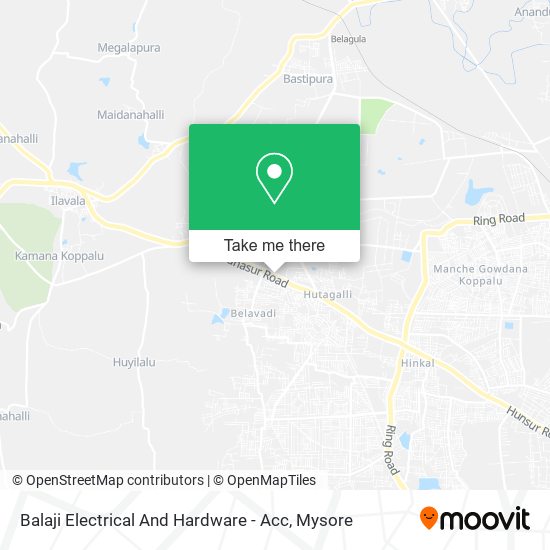 Balaji Electrical And Hardware - Acc map