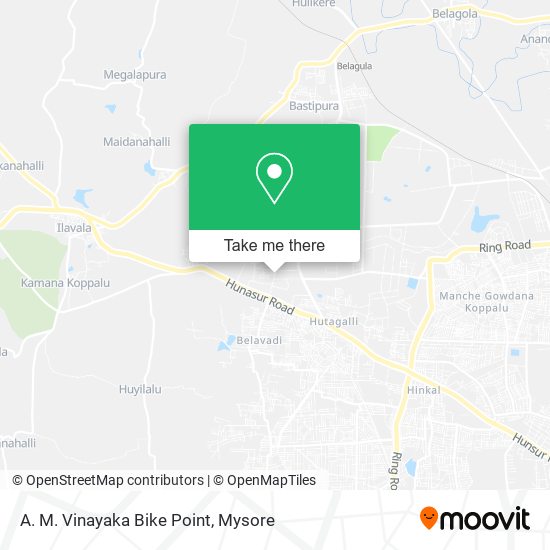 A. M. Vinayaka Bike Point map